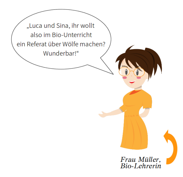 Biolehrerin